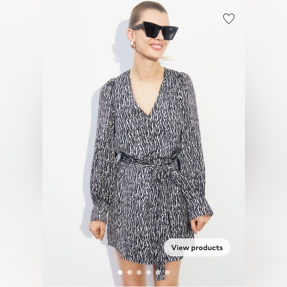 NEW WITH TAGS H&M Balloon Sleeved Dress